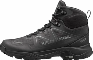 Helly Hansen Men's Cascade Mid-Height Hiking Shoes Black/New Light Grey 45 Pantofi trekking de bărbați