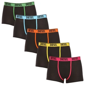 5PACK Men's Diesel Boxer Shorts Black