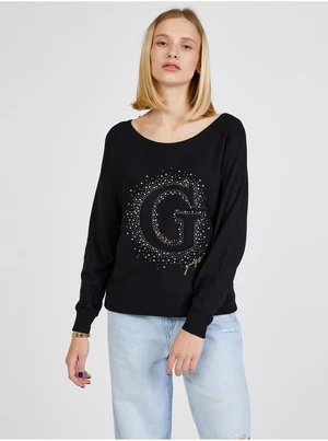 Black Ladies Sweater Guess - Women