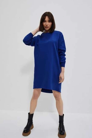 Sweatshirt dress with pockets