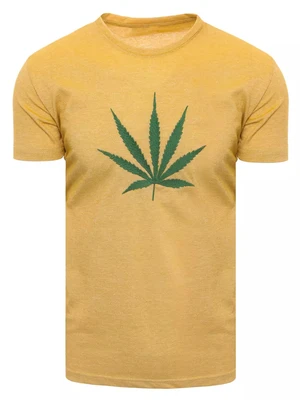 Yellow men's T-shirt Dstreet