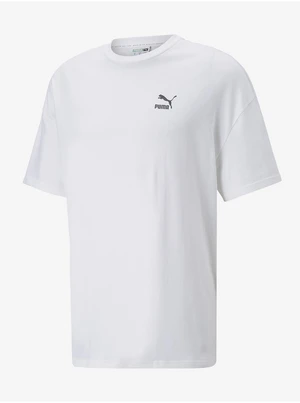 White Mens Oversize T-Shirt Puma Classics - Men