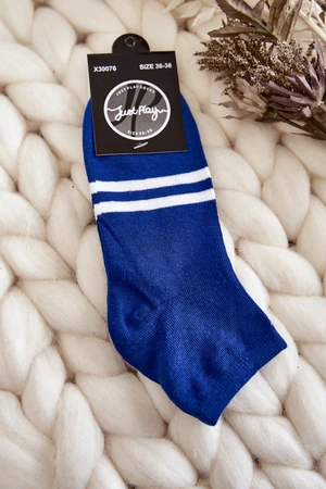 Women's Cotton Ankle Socks Blue