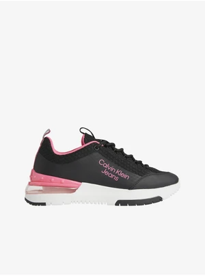 Pink and Black Womens Sneakers Calvin Klein Jeans - Ladies