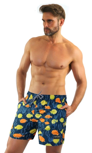 Sesto Senso Man's Beach Shorts Fish