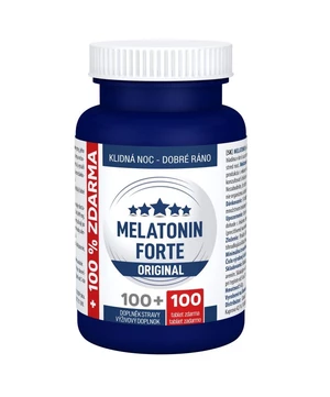 Clinical Melatonin Forte Original 100+100 tablet zdarma