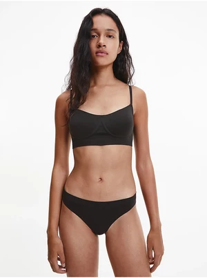 Černá dámská tanga Calvin Klein Underwear Bonded Flex - Dámské