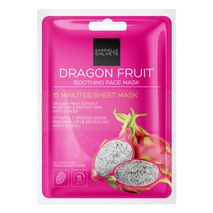 GABRIELLA SALVETE 15 minutes Pleťová maska Dragon fruit 1 kus