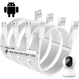 1m/3m/5m/10m Extra Long Micro Usb Fast Charging Cable For Samsung Xiaomi Android Phones Camera Monitor Power Bank Data Cord