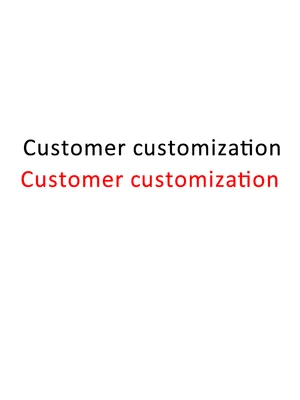 Customer customization letter V A N E S S A