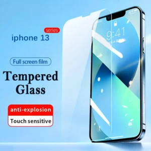 2PCS Tempered Glass Phone Screen Protector For Iphone 14 13 15 12 11 Pro X XS MAX XR 7 8Plus Protective Film Glass