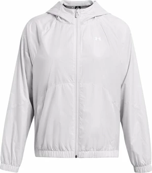 Under Armour Women's Sport Windbreaker Jacket Halo Gray/White M Chaqueta para correr