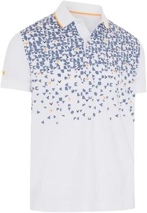 Callaway Abstract Chev Mens Polo Bright White L