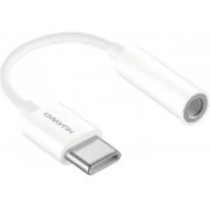 Adaptér pro mobilní telefon HUAWEI 55030086, [1x USB-C™ zástrčka - 1x jack zásuvka 3,5 mm], bílá