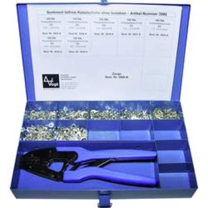 Sada kulatých kabelových ok 0.50 mm² 6 mm² stříbrná Vogt Verbindungstechnik 3990 1001 ks