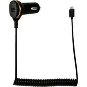 USB napájecí adaptér do vozidla s microUSB kabelem a USB portem LogiLink Proudová zatížitelnost (max.)=2.1 A