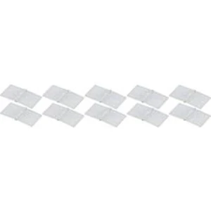 EXTRON Modellbau závěs obdélníkový polyamid (d x š) 20 mm x 36 mm 10 ks