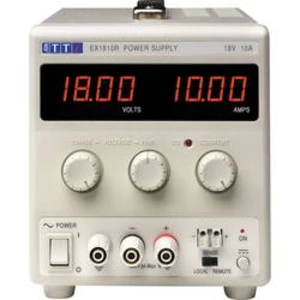 Laboratorní zdroj s nastavitelným napětím Aim TTi EX1810R, 0 - 18 V/DC, 0 - 10 A, 180 W, Počet výstupů: 1 x