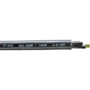 Řídicí kabel Faber Kabel Y-JZ 0,6/1KV (033610), PVC, 10,4 mm, 1000 V, černá, 1 m
