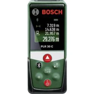 Laserový měřič vzdálenosti s Bluetooth Bosch Home and Garden PLR 30 C, Rozsah měření (max.) 30 m