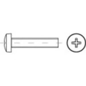 Čočkový šroub TOOLCRAFT 1068481, N/A, M2.5, 5 mm, nerezová ocel, 1000 ks