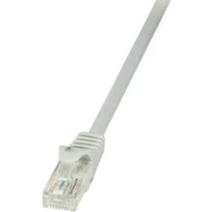 Síťový kabel RJ45 LogiLink CP2062U, CAT 6, U/UTP, 3.00 m, šedá