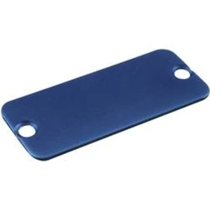 Koncový panel pouzdra Hammond Electronics 1455KALBU-10, modrá