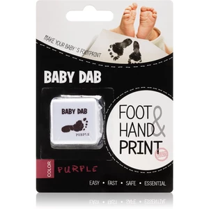 Baby Dab Foot & Hand Print Purple barva na dětské otisky 1 ks