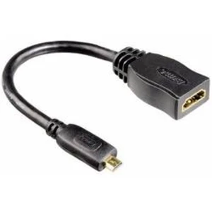 HDMI adaptér Hama 00083095, černá