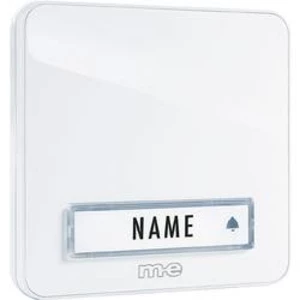 Zvonková deska M-e KTA-1 W, 1 tlačítko, max. 12 V/1 A,bílá