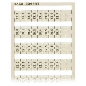 Karty pro označení, WAGO 209-933, 5 ks