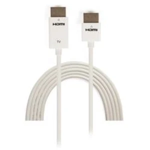 HDMI kabel TECHly [1x HDMI zástrčka - 1x HDMI zástrčka] bílá 1.00 m