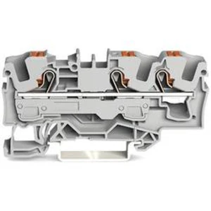 Průchodková svorka WAGO 2206-1301, pružinové připojení , 7.50 mm, zelená, žlutá, 1 ks