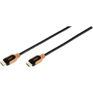 HDMI kabel Vivanco [1x HDMI zástrčka - 1x HDMI zástrčka] černá, oranžová 2.00 m