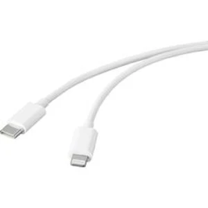 Kabel Basetech BT-2347612, 2.00 m, bílá