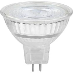 LED žárovka Basetech BT-2161948 12 V, GU5.3, 7.8 Wp = 50 W, teplá bílá, A+ (A++ - E), reflektor, stmívatelná, 1 ks