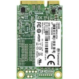 Interní mSATA SSD pevný disk 16 GB Transcend MSA370I Retail TS16GMSA370I SATA 6 Gb/s