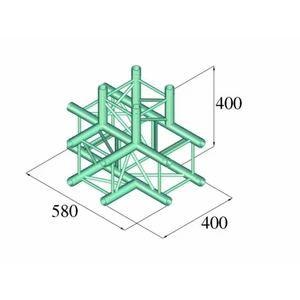Alutruss DECOLOCK DQ4-PAT42 4-bodová rampa rohové viazanie na 4 smery 90 °