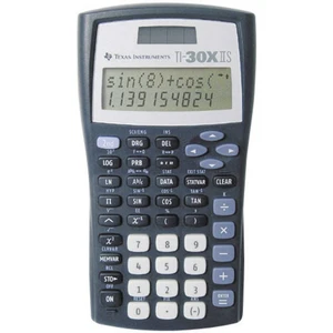 Texas Instruments TI-30 X IIS školský počítač čierna, strieborná Displej (počet miest): 11 solárny pohon, na batérie (š