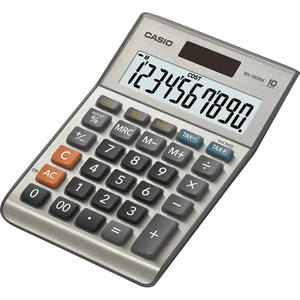 Casio MS-100BM stolná kalkulačka striebornosivá Displej (počet miest): 10 solárny pohon, na batérie (š x v x h) 103 x 29