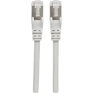 Intellinet 737067 RJ45 sieťové káble, prepojovacie káble CAT 6A S/FTP 20.00 m sivá fóliové tienenie, tienenie pletivom,