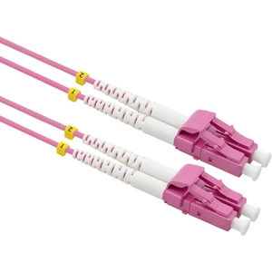 Value 21.99.8836 optické vlákno LWL prepojovací kábel [1x zástrčka LC - 1x zástrčka LC] 50/125 µ Multimode OM4 15.00 m