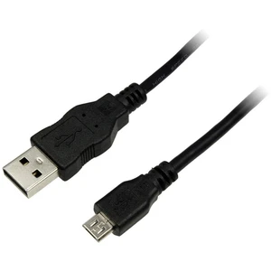 LogiLink #####USB-Kabel USB 2.0 #####USB-A Stecker, #####USB-Micro-B Stecker 1.00 m čierna