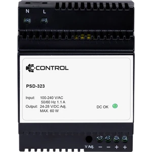 C-Control PSD-323 sieťový zdroj na montážnu lištu (DIN lištu) Spotreba (Stand-By) 0.3 W 24 V/DC 2.5 A 60 W 1 x