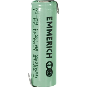 Emmerich Mignon ZLF špeciálny akumulátor mignon (AA) spájkovacia špička v tvare Z Ni-MH 1.2 V 2500 mAh