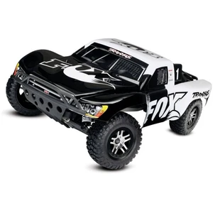 Traxxas Slash VXL Fox čierna, biela bezkefkový 1:10 RC model auta elektrický pretekársky RC model Short Course zadný 2WD