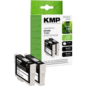 KMP Ink náhradný Epson T1291 kompatibilná Dual čierna E125D 1617,0021