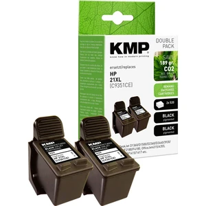 KMP Ink náhradný HP 21 kompatibilná Dual čierna H29D 1900,4021