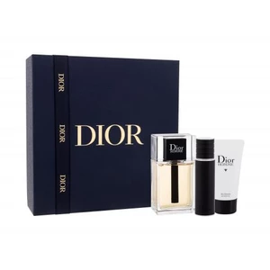 Christian Dior Dior Homme 2020 dárková kazeta toaletní voda 100 ml + sprchový gel 50 ml + toaletní voda 10 ml pro muže
