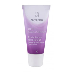 Weleda Iris Hydrating Night 30 ml noční pleťový krém pro ženy na velmi suchou pleť; na suchou pleť; na dehydratovanou pleť